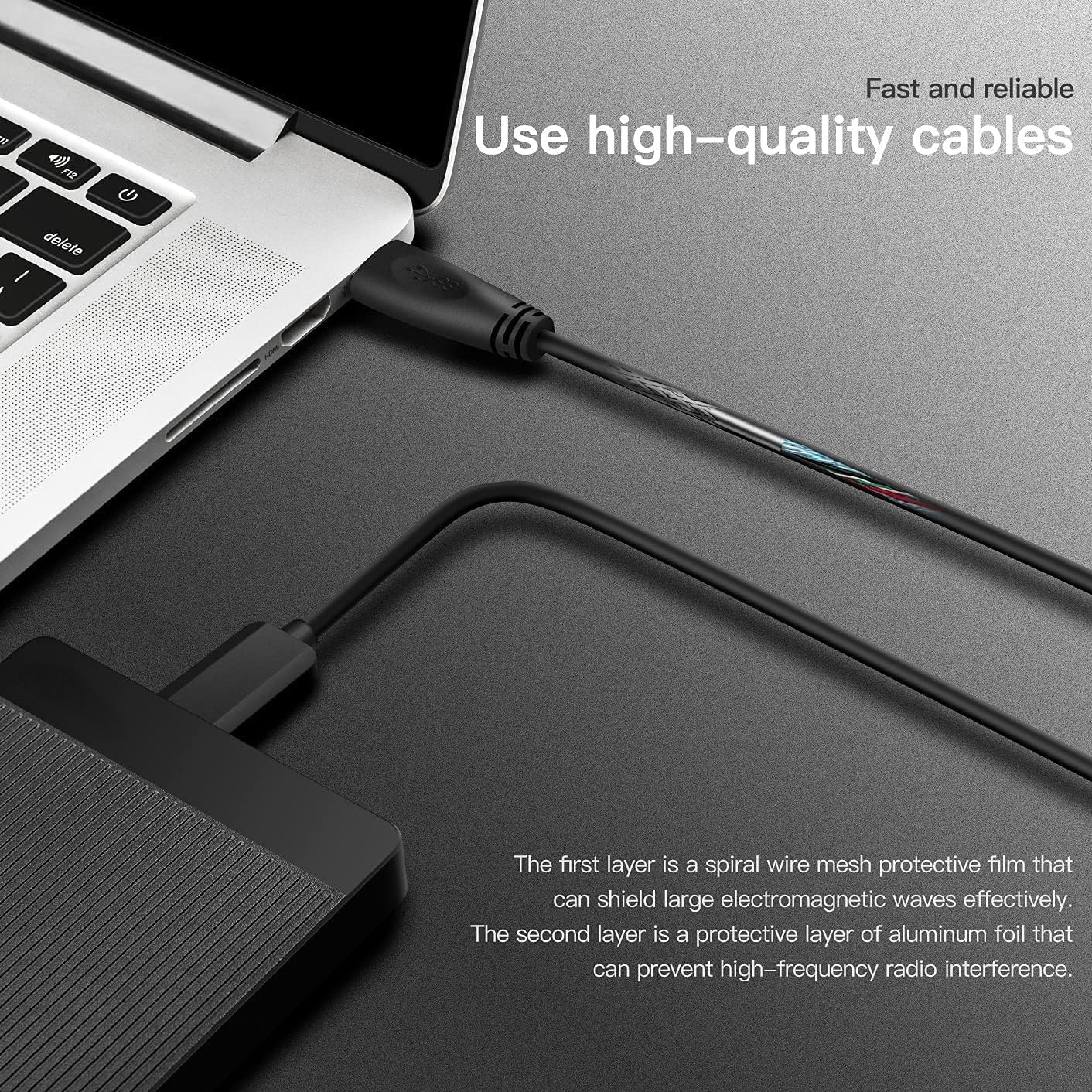 Amazon | 1TB 外付けハードディスク超薄型外付けHDDポータブル